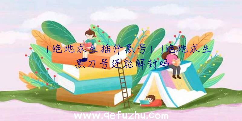 「绝地求生插件黑号」|绝地求生黑刀号还能解封吗